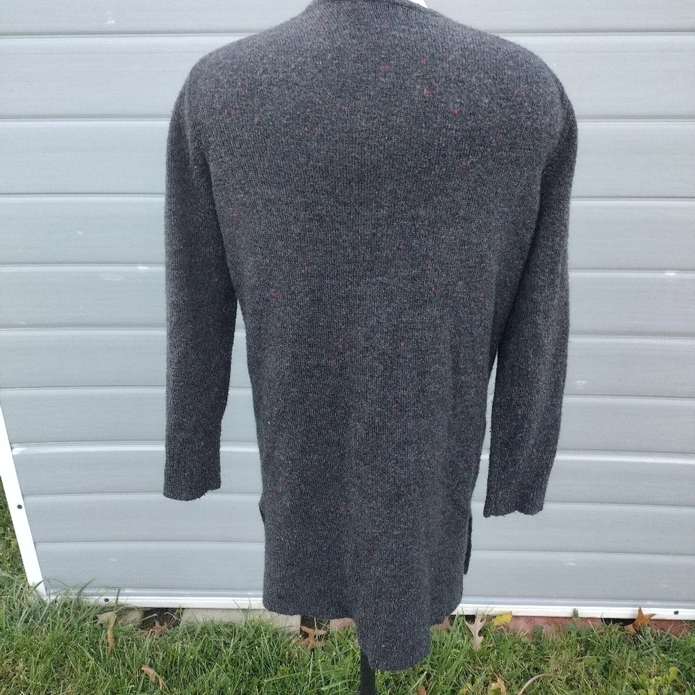 Madewell Donegal Kent Cardigan Sweater Women's XS Storm Black